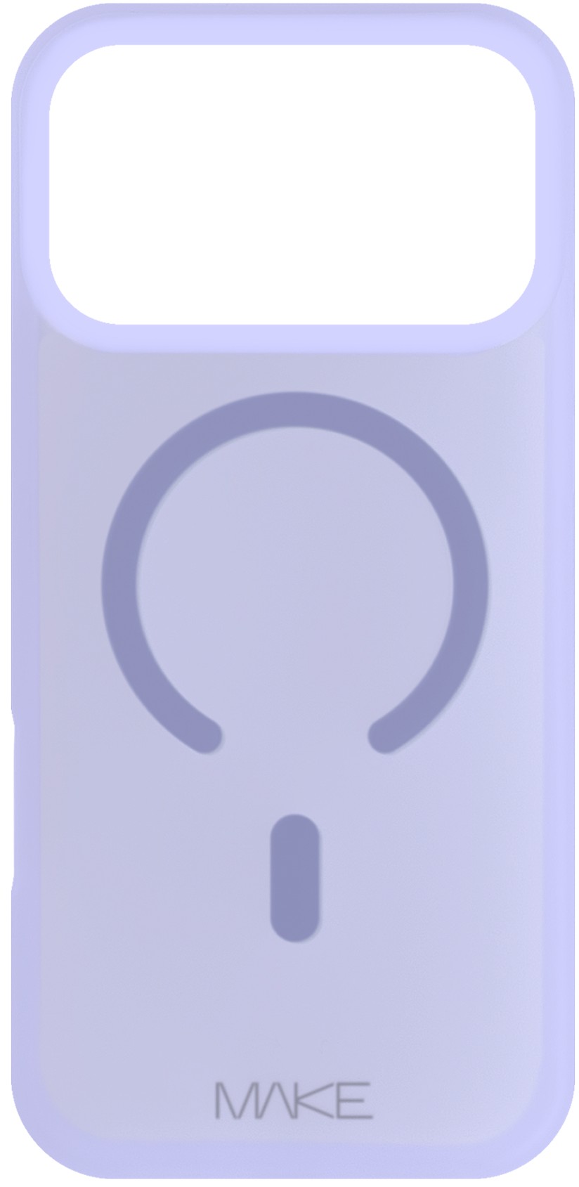 Чохол для смартфону MAKE for Apple iPhone 17 Pro Max Silicone Aura Magnet Lavender (MCLAM-AI17PMLV)